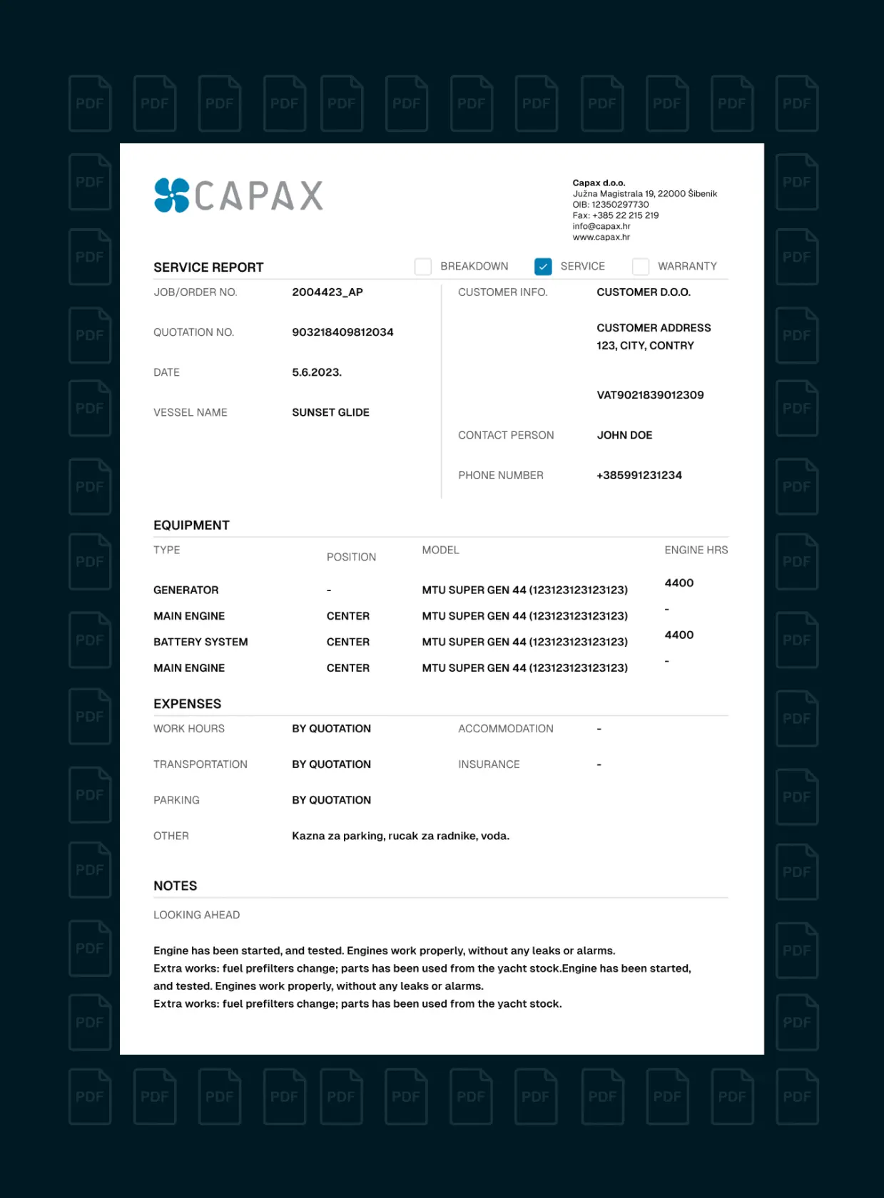 Digital Service Reports