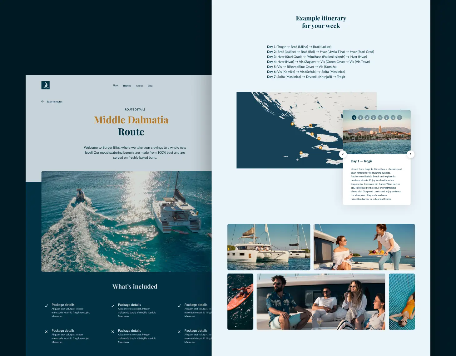 Prilagođeni i detaljni itinerari