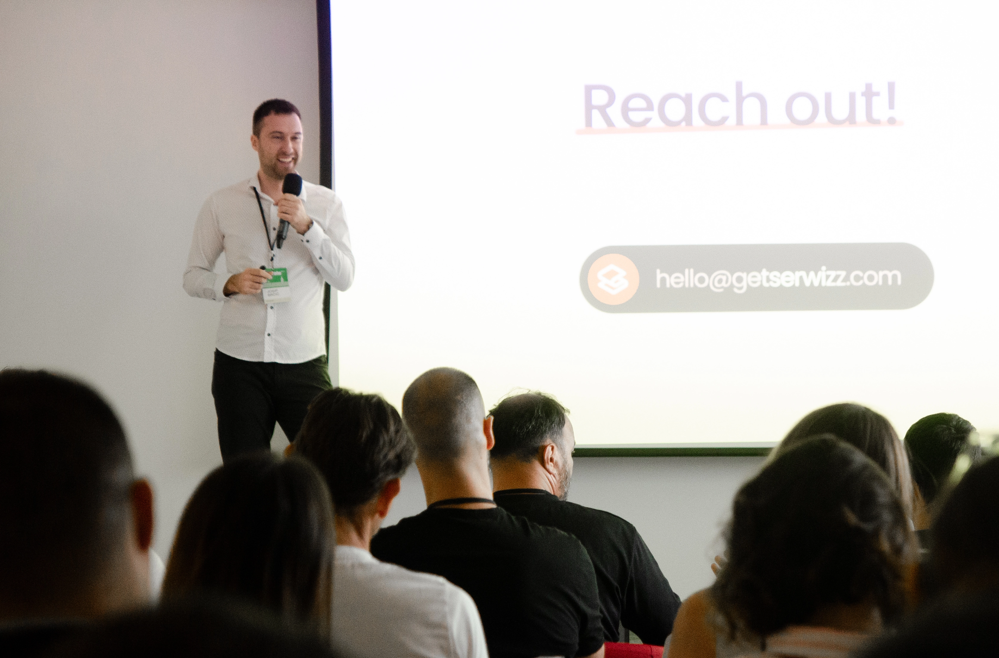 Josip Brčić presenting Serwizz at the TPS Demo Session