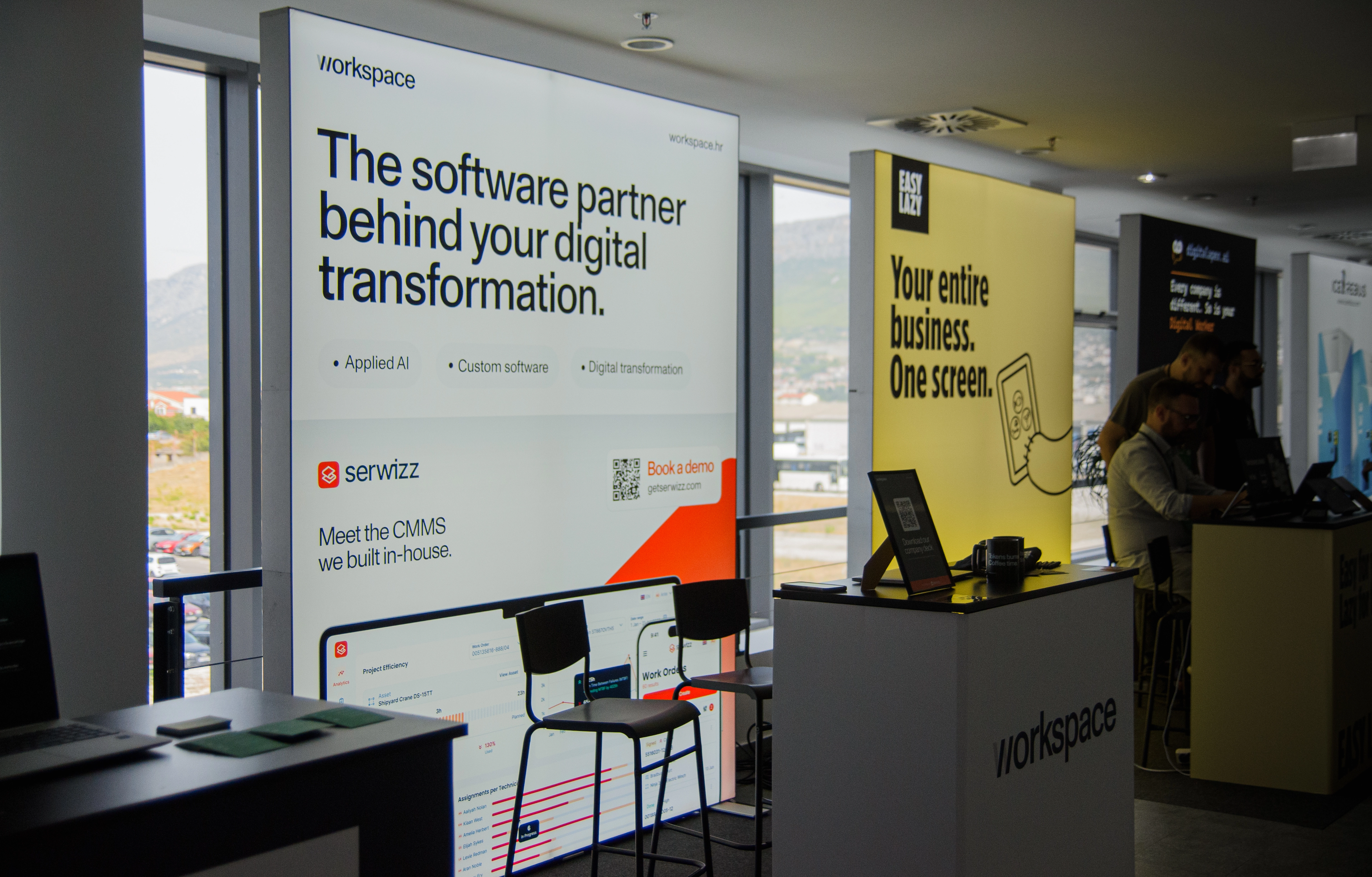 The Workspace booth at Innovate Split 2026