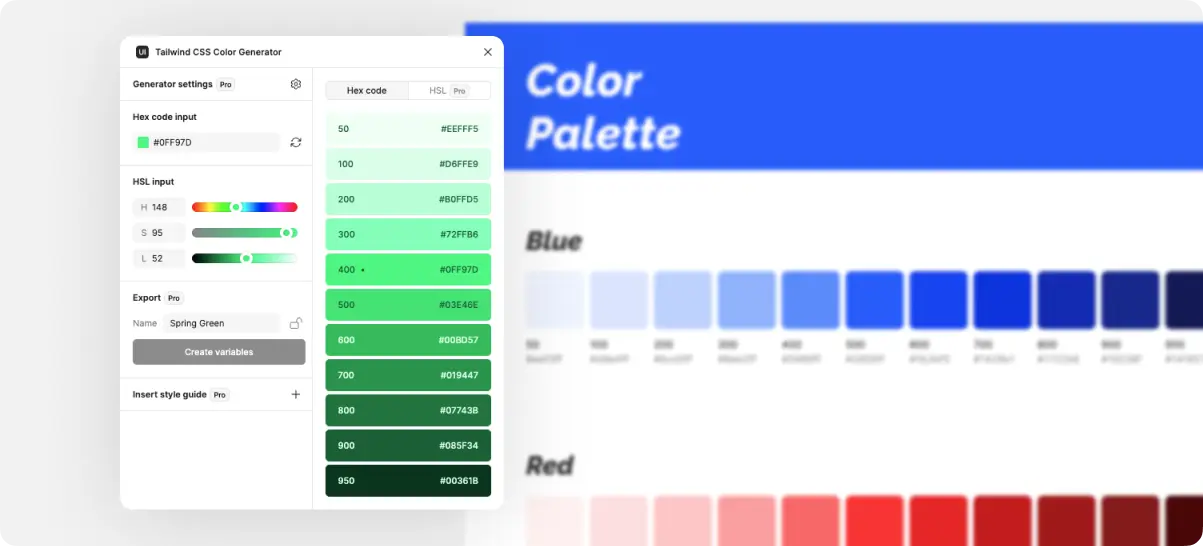 Color Generator for Tailwind CSS
