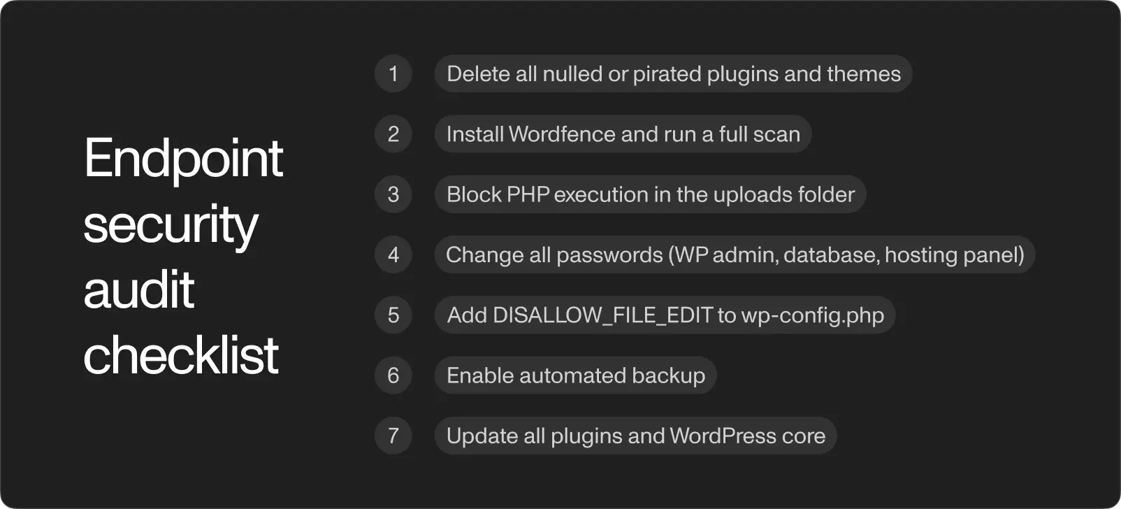 Terminal output pokazuje PHP webshell datoteke otkrivene u WordPress direktorijima tijekom malware scana
